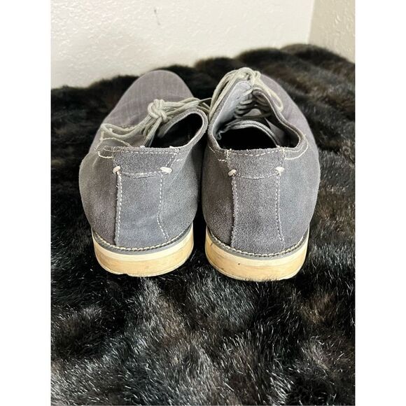 Steve Madden Shoes Mens 9 Sirius Casual Oxford Gray Fabric Lace Up Low Top - Picture 5 of 7